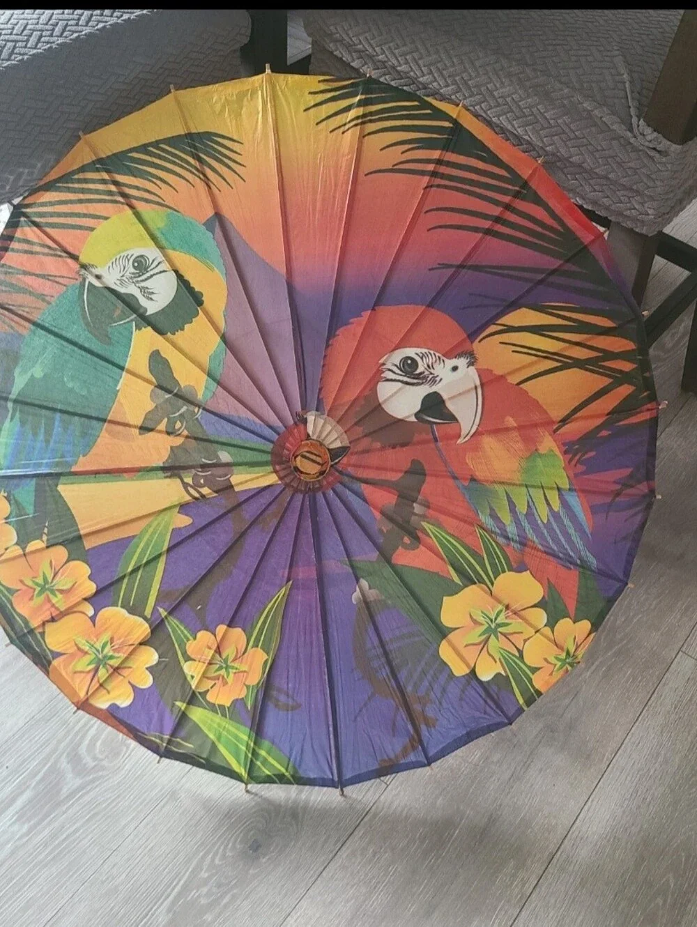 Luau Paper Umbrella Decor